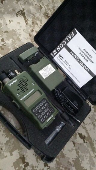 TCA AN/PRC - 152A (MULTIBAND) Mbitr FM Radio Aluminum Handheld Interphone VHF UHF 5
