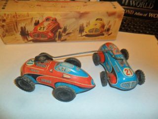 Tin Windup Wind Up Toy Car Made In Germany Marked Nr.  260 Looks 1950`s