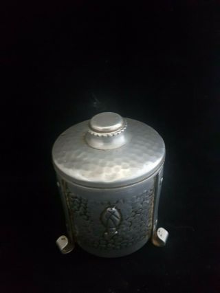 CELLS ART NOUVEAU TEA CADDY IN A ARTS AND CRAFT STYLE 2