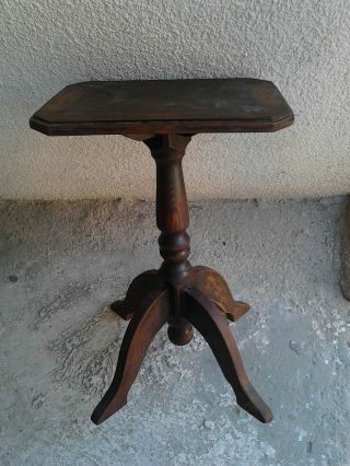 Vintage Antique Old Hand Made Wooden Primitive Table