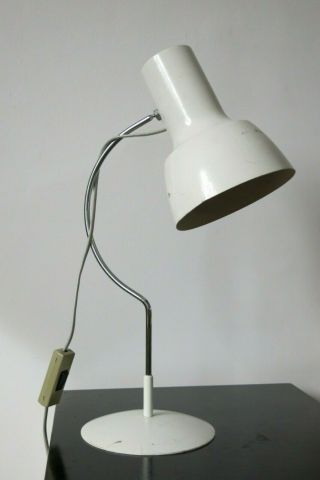 Vintage Mid Century Modernist Table Lamp By Josef Hurka 20th Century Desk Lamp