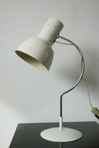 Vintage Mid Century Modernist Table Lamp By Josef Hurka 20th Century Desk Lamp 4