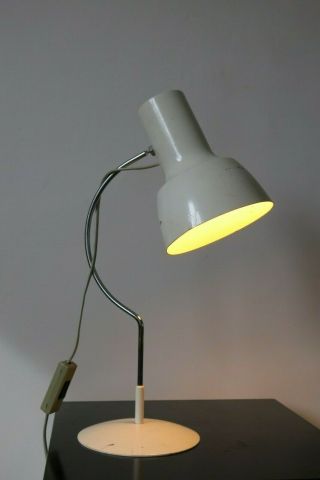 Vintage Mid Century Modernist Table Lamp By Josef Hurka 20th Century Desk Lamp 7