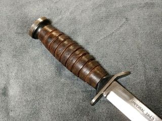 Wwii Us M3 Trench Knife Rare Blade Dated 1943