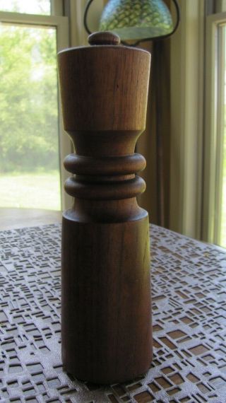 Dansk Designs Denmark Vintage Pepper Mill Teak Wood