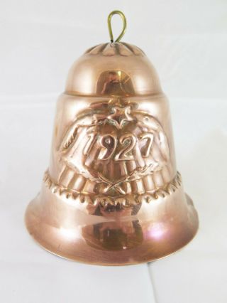 Antica Campana In Rame Danimarca 1927 Vintage Copper Bell Denmark 2917 R28