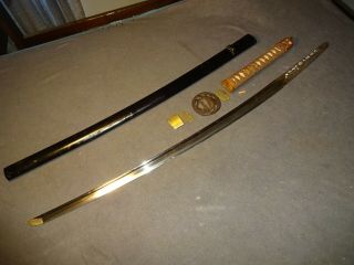 P02 Japanese WWll sword in civilian mountings 