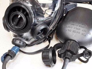 Sge 400/3 Gas Mask With Drinking Option/canteen & Cbrn & Nbc Filter,  Exp 12/2022