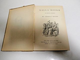 1888 ANTIQUE BOOK - LALLA ROOKH AN ORIENTAL ROMANCE BY THOMAS MOORE - L@@K 5