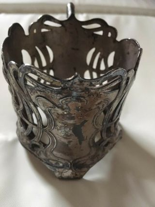 Silver plated WMF Art Nouveau Figurative Cup Holder 4