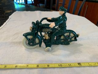 Cast Iron Toy Motorcycle - Hubley