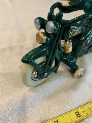 Cast Iron Toy Motorcycle - Hubley 3