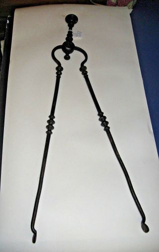 Estate Find: 19th Century English Style Fireplace Tongs