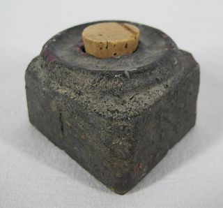 Antique C 1810 Hampshire Steatite Soapstone Inkwell Colonial America Nr Yqz