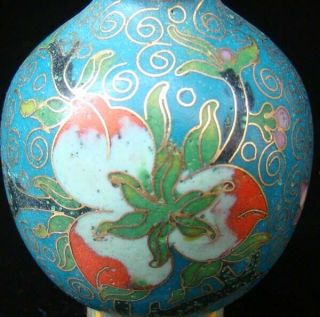 Collectibles 100 Handmade Painting Brass Cloisonne Enamel Snuff Bottles 011 2