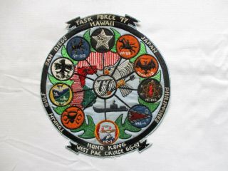 Us Navy Vietnam Task Force 77 West Pac Cruise 66 - 67 Air Group 11 Large Patch