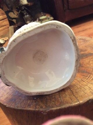 Antique Porcelain Oil Lamp Base/rare,  unusual 7