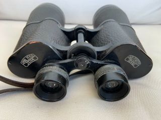 Zeiss Jena Binoculars 15@60 Del Fortem 1940 With Case