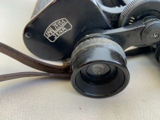 Zeiss Jena binoculars 15@60 Del Fortem 1940 with case 6