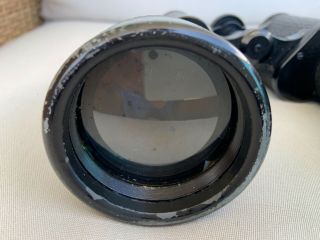 Zeiss Jena binoculars 15@60 Del Fortem 1940 with case 7