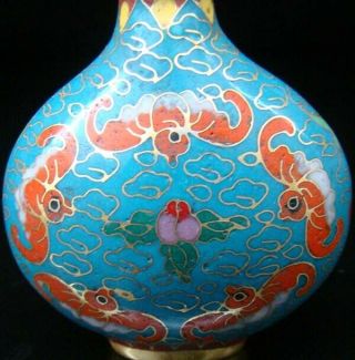 Collectibles 100 Handmade Painting Brass Cloisonne Enamel Snuff Bottles 088 4