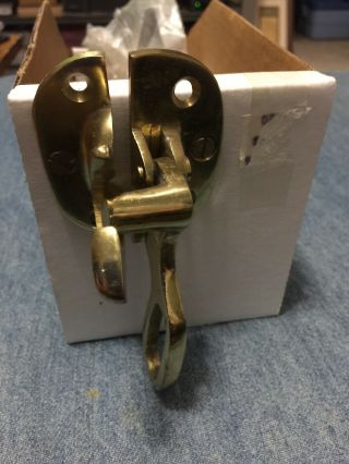 Solid Brass Ice Box Handle Latch
