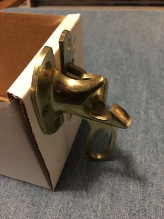 SOLID BRASS ICE BOX HANDLE LATCH 2