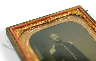 Rare Antique Civil War Musician Tintype Photograph in Orig.  Case Pennsylvania? 5