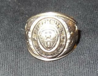 WWII NINTH U.  S.  ARMY AIR FORCE; Solid 10k Gold; Engraved; Pilot Ring 2