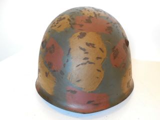 M33 Italian Helmet WWII camouflage italian campaign (German helmet WWII) 3