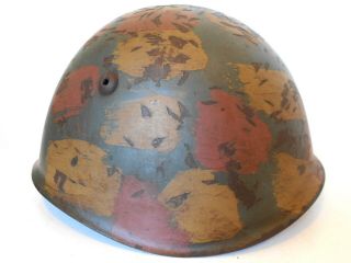 M33 Italian Helmet WWII camouflage italian campaign (German helmet WWII) 4