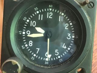 WALTHAM ABU 9/A Aircraft Clock Chronograph 1 Hour Timer 400086 Not ??? 3