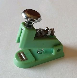 Very Rare Miniature Lucite Plastic Stapler S.  J.  Stationary Art Deco