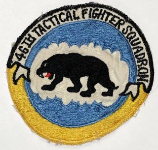 Vietnam War Usaf Air Force F4 Pilot 46th Tactical Fighter Squadron Patch