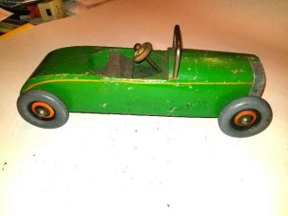 Rare Vintage Tillicum Wooden Race Car 1920 - 1930 10 In Long
