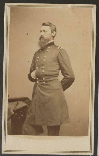 Civil War Cdv Union General George Stoneman