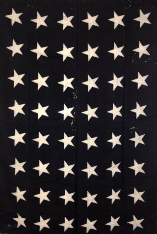 WW2 48 Star US Navy MARE ISLAND UNION JACK FLAG NO.  7,  January 1944 WWII 34x50 8
