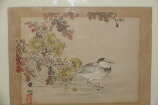 Chinese Picture With Seal Mark & Fine Character Marks - Very Rare