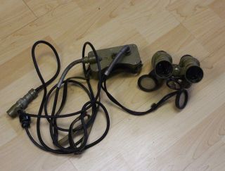 Vintage Tank Spotter Binocular With Battery Pack ? Attachment Soviet ? Army