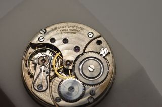 Large Omega Pocket Watch Movement,  Running with 24 Hour Dial, 5