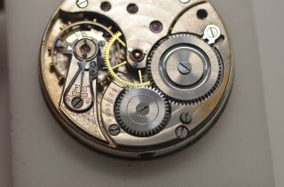 Large Omega Pocket Watch Movement,  Running with 24 Hour Dial, 7