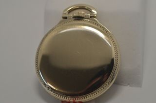 16s Hamilton 992 - B Pocket Watch in Case Fantastic,  Crisp Case 3