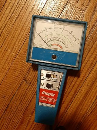 Mopar Tachometer Tack - Dwell Points Tester Part No.  1 - 1761 One - Of - A - Kind Rare