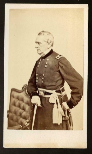 Civil War Cdv General John Dix War Of 1812/civil War,