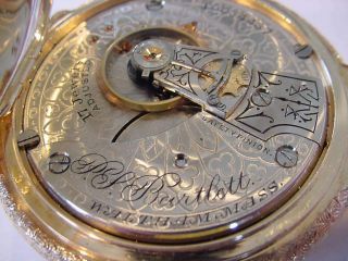 SPECTACULAR 18s 14K SOLID GOLD 1899 BOXED MULTICOLOR WALTHAM HUNTER AWESOME 11
