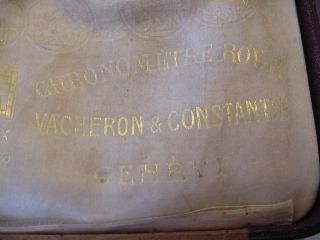 HUGE 1914 SCARCE 18K GOLD VACHERON CONSTANTIN CHRONOMETRE ROYAL 2