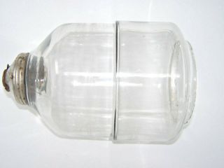 Vintage Glass Swing Out Hoosier Cabinet Flour Sugar Jar Canister Holder W Sifter 5