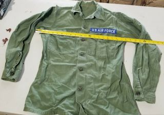 Us Military Shirt Cotton Sateen Og 107 Vintage 1960 