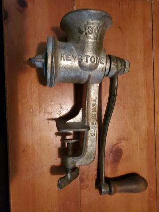 Vintage Keystone Meat Grinder Model 30