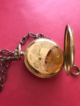 LeGant Swiss Made 17 Jewels Incabloc Pocket Watch 4